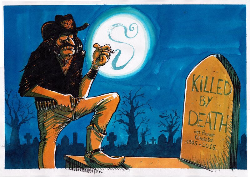 For sale - Kill by death by Johann Guyot - Original Illustration