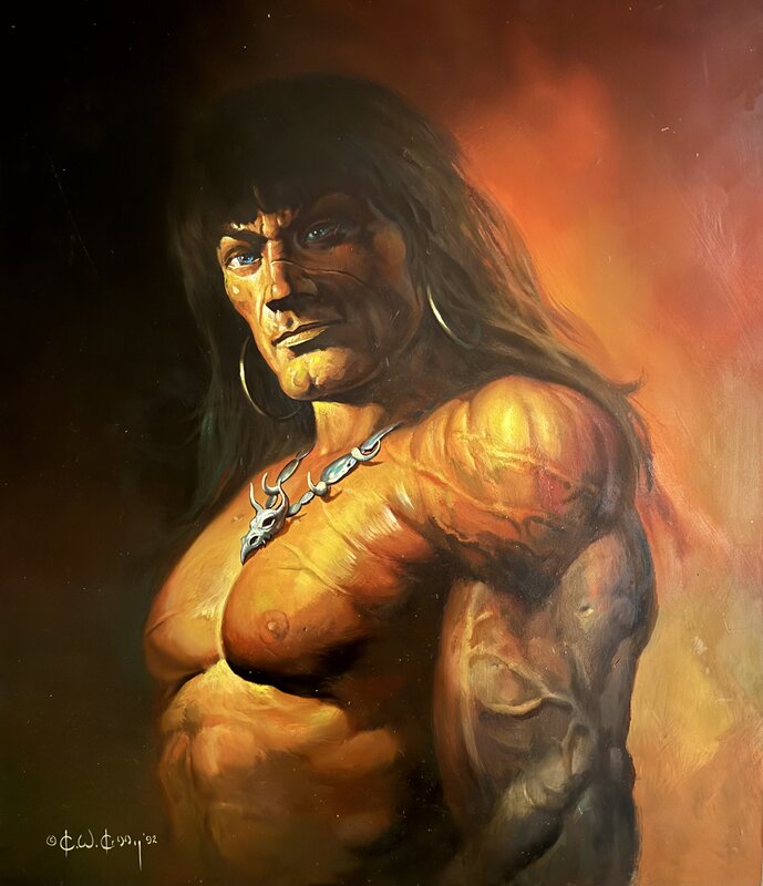 Ken Kelly - Conan 1992 - FPG Trading Card - Couverture originale