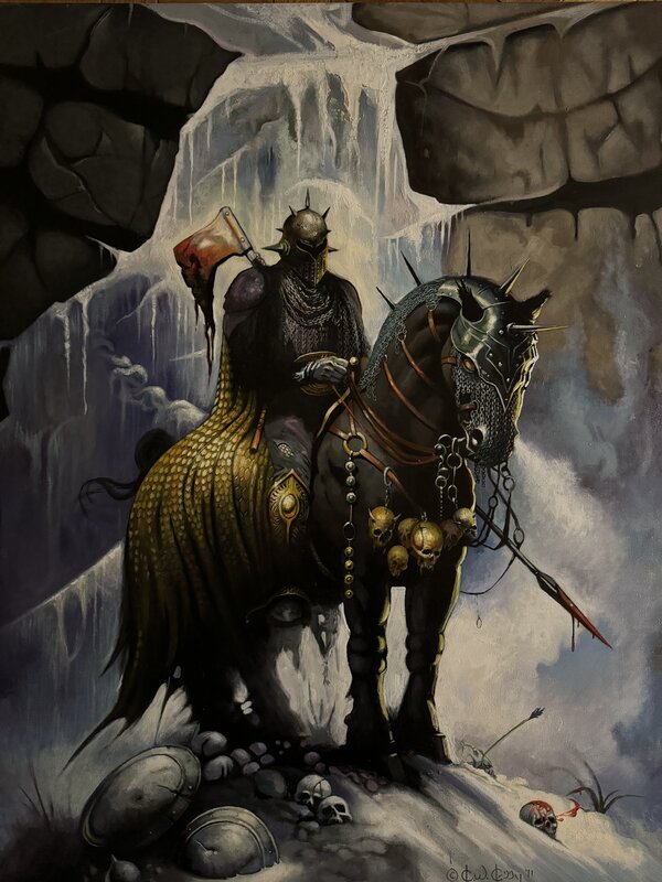 Ken Kelly - Infected By Art Cover - Iceman - Couverture originale