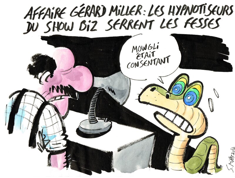 En vente - Kaa par Simon Mitteault - Illustration originale