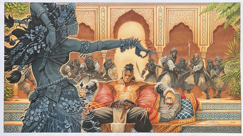 Anthony Jean // Commission - Conan Guet Apen Oriental - Original Illustration