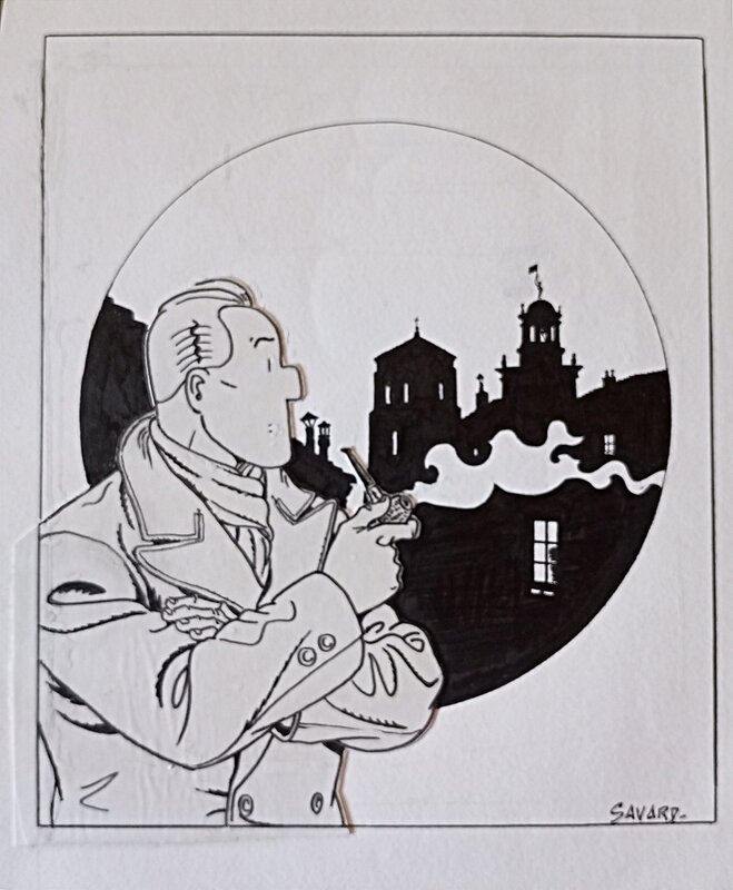 Didier Savard, Élémentaire mon cher Watson - Original Illustration