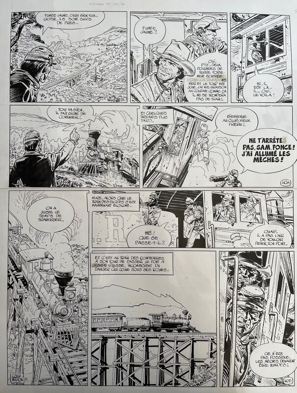 Colin Wilson, François Corteggiani, La Jeunesse de Blueberry - La Poursuite Impitoyable - planche 40 - Comic Strip