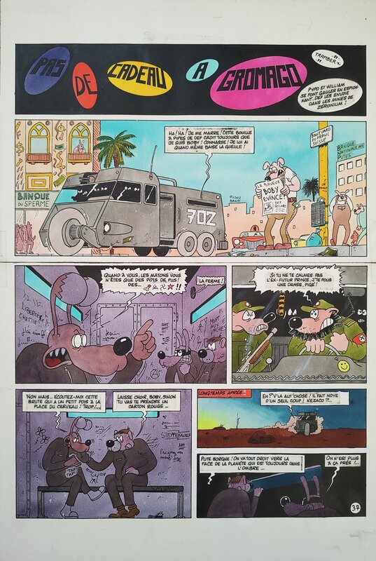 Tramber, William Vaurien | Pas de Cadeau a Gromago / Echo des Savanes - Comic Strip