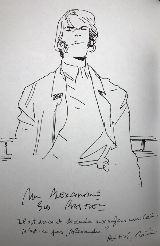 Bastien Vivès, Corto Maltese La reine de Babylone - Sketch