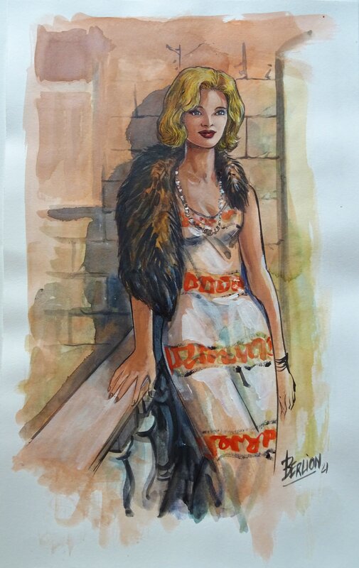 Agata by Olivier Berlion - Original Illustration