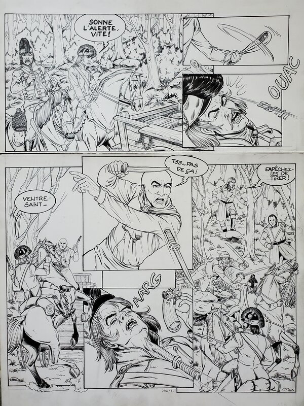 Pierre Legein, DAMPIERRE  T9 POINT DE PARDON POUR LES FI D'GARCES - Comic Strip