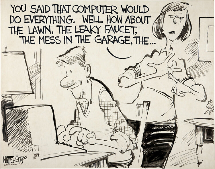 Bill Watterson cartoon - Comic Strip