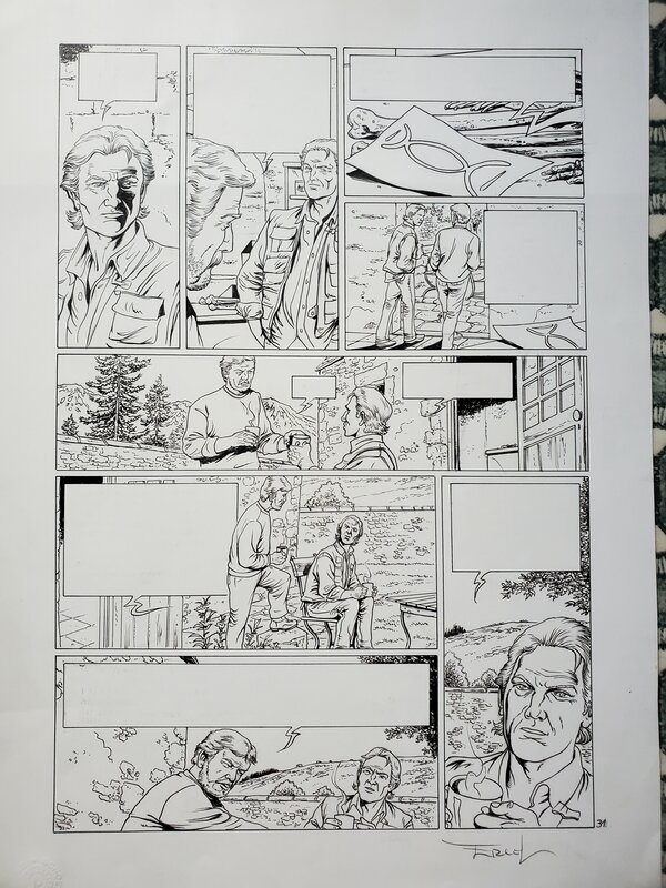 Ersel, BLACK NOTES   LE DERNIER REBELLE - Planche originale