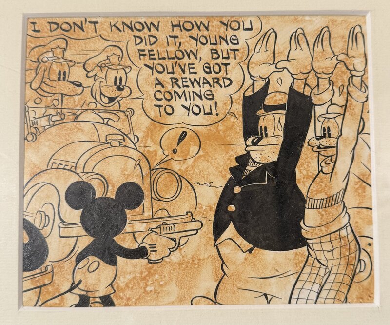 Mickey par Floyd Gottfredson - Planche originale