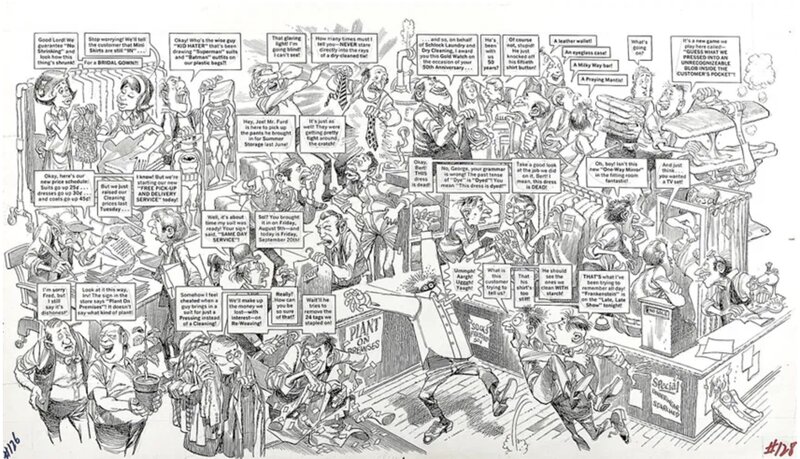 MAD #128 Jack Davis double-page splash - Planche originale