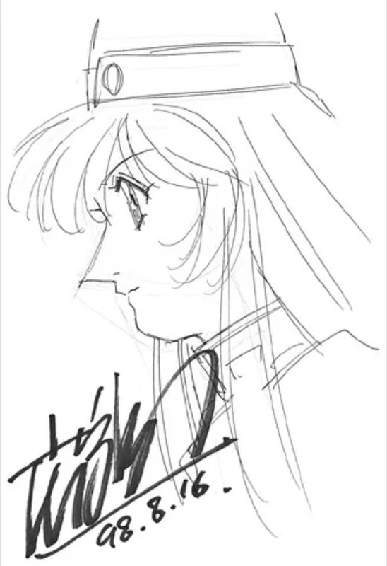 Kia Asamiya Nadesico sketch - Sketch