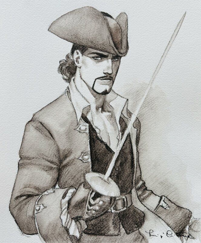 For sale - Le Scorpion en garde - Critone - Original Illustration