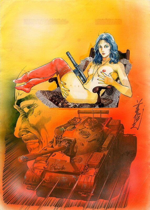 Maeda - Coloured Illustration - Original Illustration