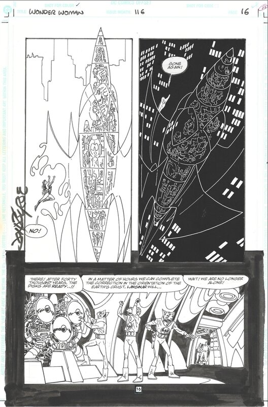 For sale - John Byrne, Wonder Woman # 116 page 16 - Comic Strip