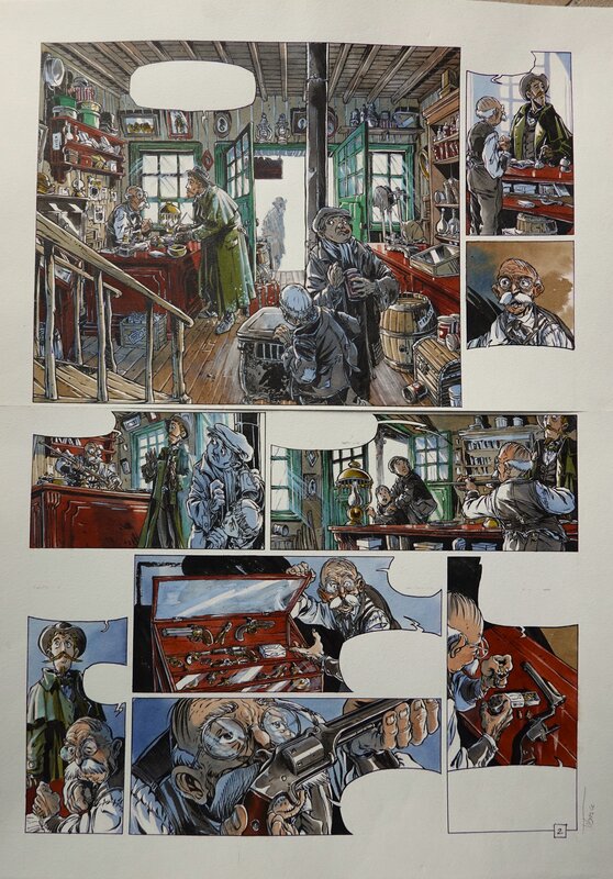 For sale - Tiburce Oger, La piste des ombres tome 2 page 2 - Comic Strip
