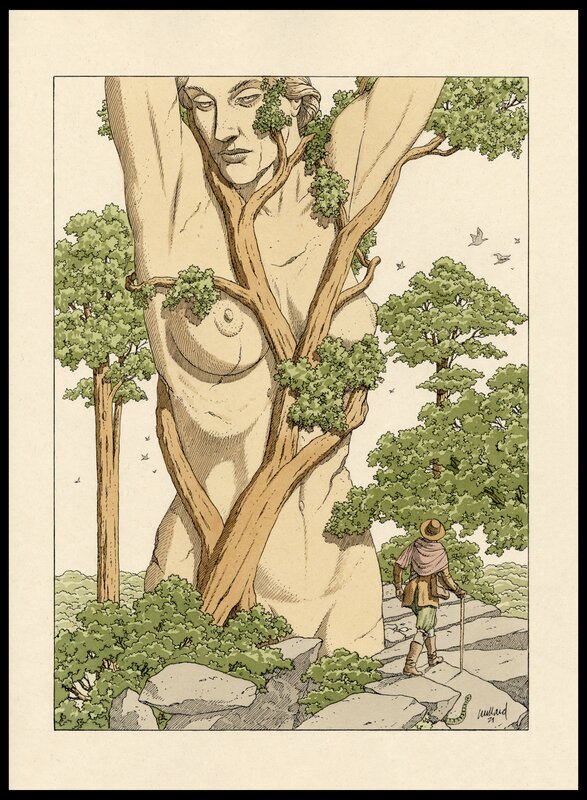 2021 - André Juillard - Sauvage Nature - Illustration originale