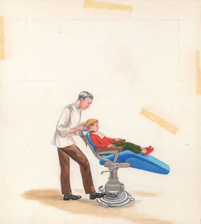 Florence Sarah Winship, Danny's Wiggly Tooth (Dentiste) - Illustration originale