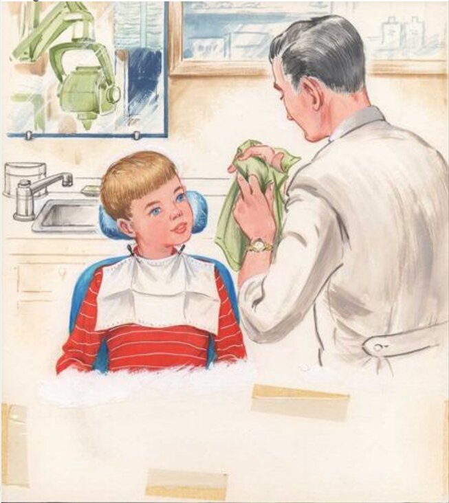Florence Sarah Winship, Danny's Wiggly Tooth (Dentiste) - Illustration originale