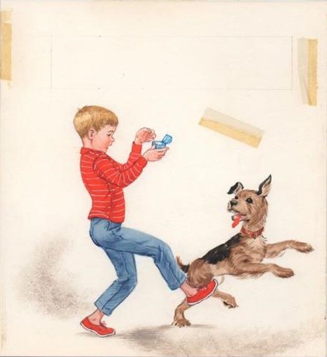 Florence Sarah Winship, Danny's Wiggly Tooth (Dentiste) - Illustration originale