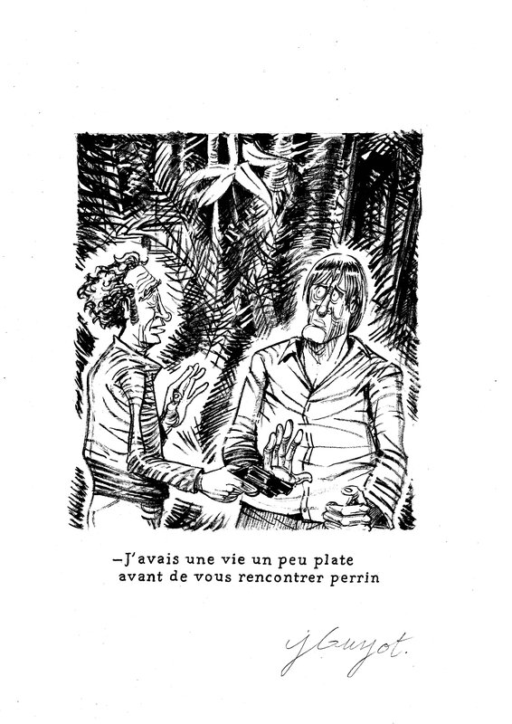 En vente - La chèvre!! par Johann Guyot - Illustration originale