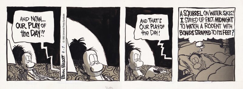 Adam par Brian Basset - Planche originale