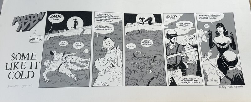 Berthet PIN UP STRIP FORMAT GEANT - Comic Strip
