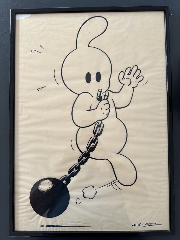 En vente - Jean Cezard, DESSIN Original pour Poster Jean Cézard 
