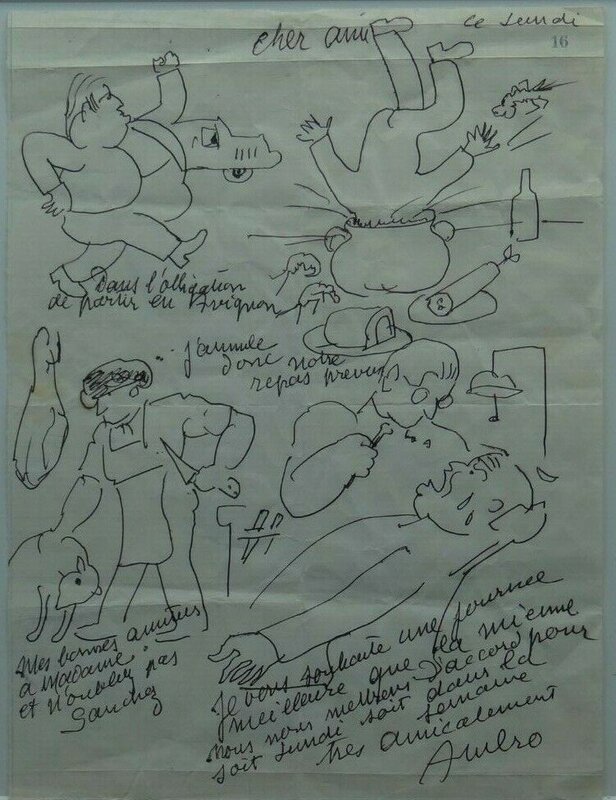 Pierre AMBROGIANI, Rendez-Vous chez le dentiste. - Planche originale