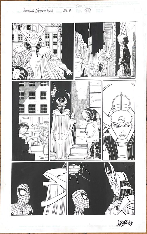 John Romita Jr., Scott Hanna, Amazing Spider-Man #503 - Comic Strip