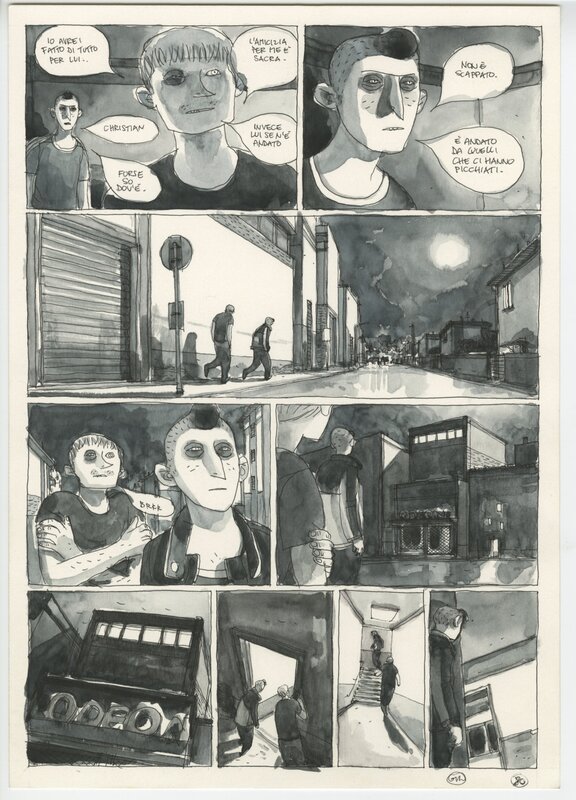 Gipi, Notes pour une histoire de guerre (Appunti per una storia di guerra) - page 80 - Planche originale