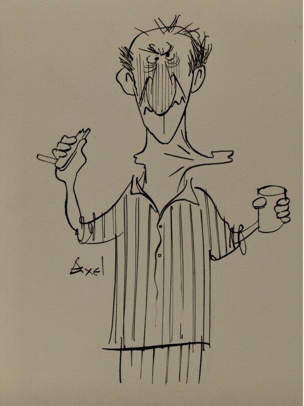 Alexandre Koltchac dit Axel, Accident de brosse à dents (Dentiste) - Illustration originale