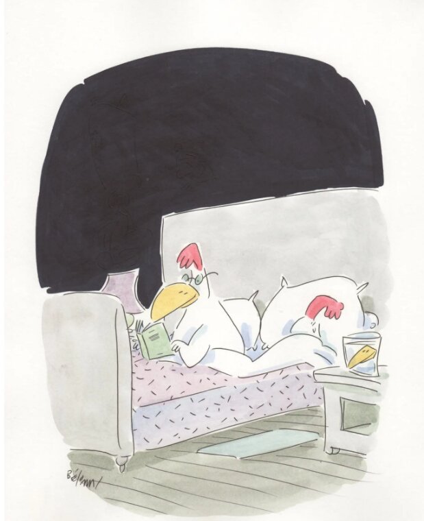 Bélom, Bonne nuit (Dentiste) - Original Illustration