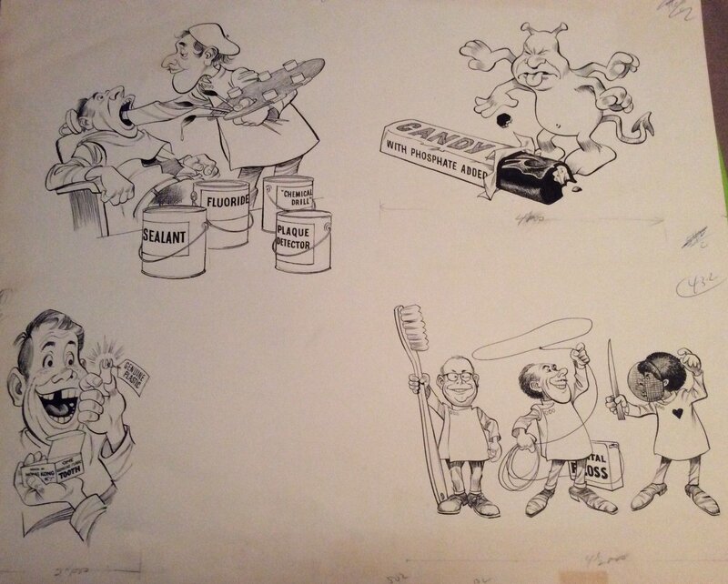 Dentiste par Bob Clarke - Illustration originale