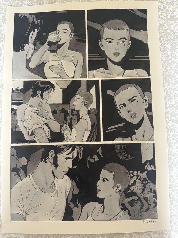 Bastien vives, Corto MALTESE LA REINE  DE BABYLONE B.VIVES - Planche originale