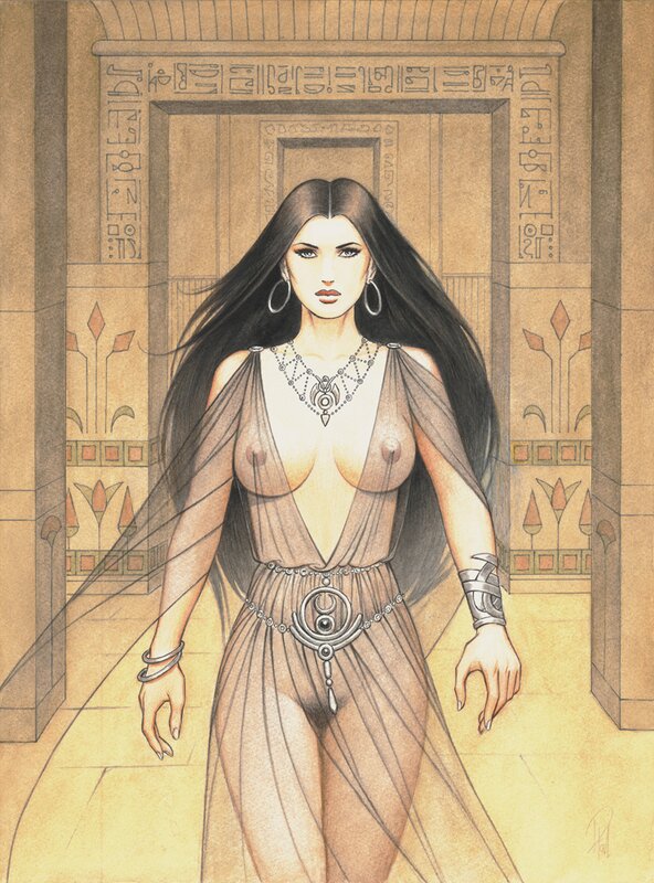 Laurent Paturaud, Camilla - Illustration pour le tirage de luxe de Succubes - Tome 01 - Illustration originale