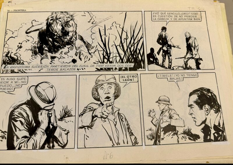 Tipp Kenya. by Carlos Roume, Hector Oesterheld - Comic Strip