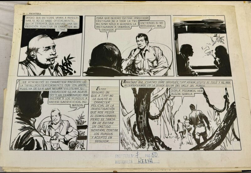 Tipp Kenya by Carlos Roume, Hector Oesterheld - Comic Strip