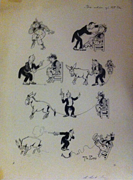 Julien Lagrange dit Th. Barn, Une molaire qui tient bien (Dentiste) - Planche originale