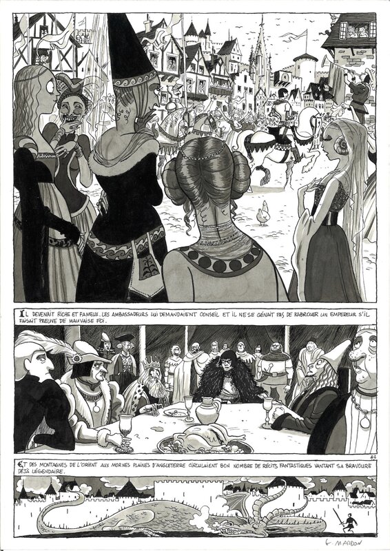 Grégory Mardon - Le fils de l'ogre p48 - Planche originale