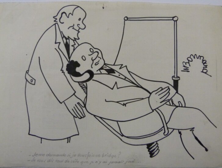Dentiste par M. Bonnard - Illustration originale