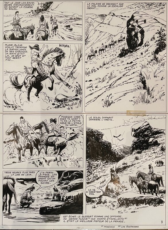 Loup Noir by Kline, Jean Ollivier - Comic Strip