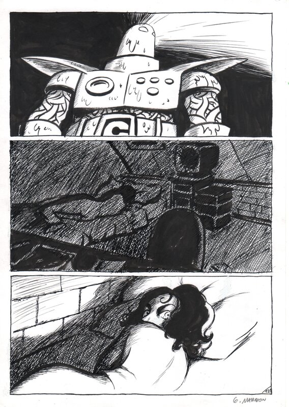 For sale - Grégory Mardon - Cycloman page 121 - Comic Strip