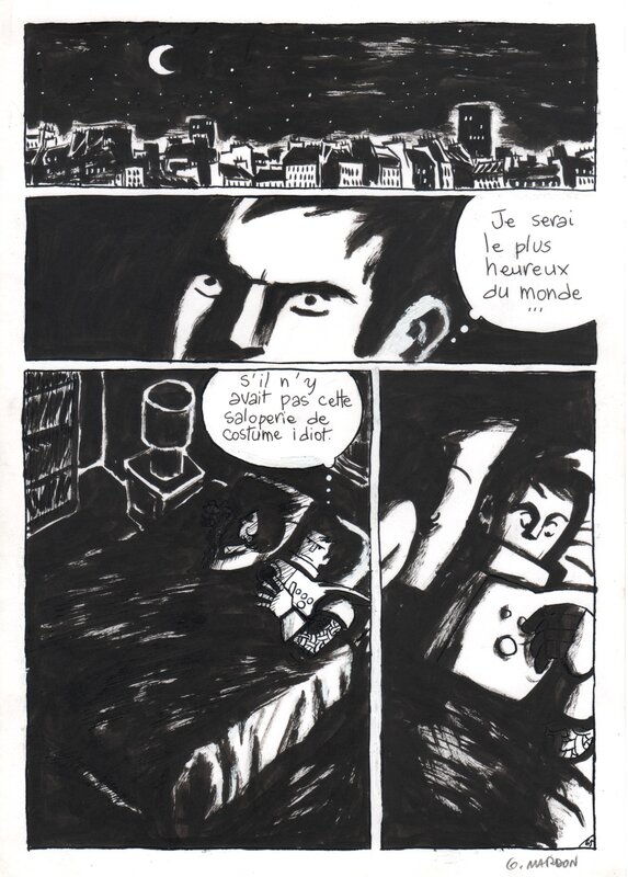 For sale - Grégory Mardon - Cycloman page 65 - Comic Strip