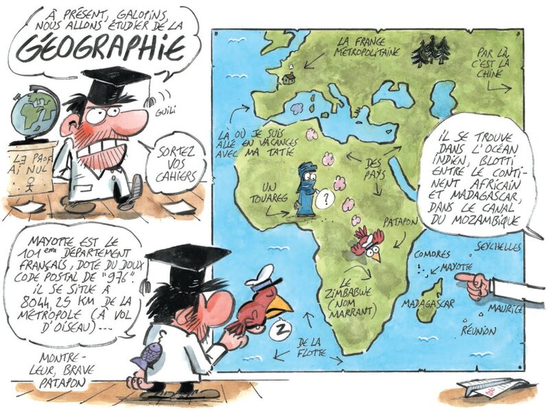 En vente - Mayotte par Simon Mitteault - Planche originale