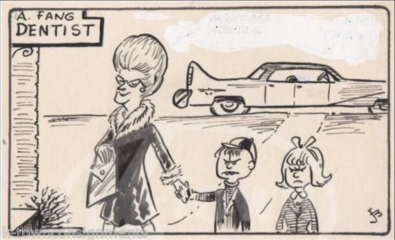 A. Fang (Dentiste) by Jack B. Bryan - Original Illustration
