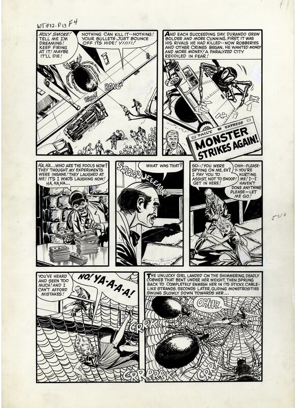 Joe Certa, Witches Tales #12 p4 - Planche originale