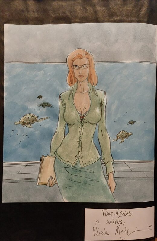 Kate - Golden City par Nicolas Malfin - Dédicace