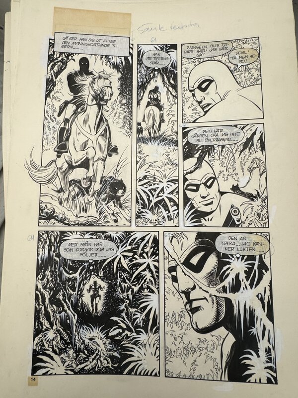 The Phantom par César Spadari - Planche originale