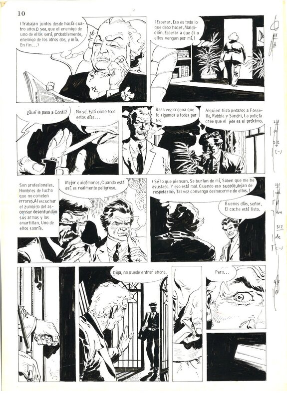 For sale - Eduardo Risso - El Guardaespaldas page 10 - Comic Strip